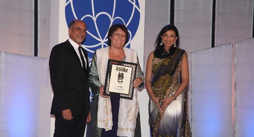 Jan Henderson, New Zealand High Commissioner of New Delhi attended the ceremony to accept the award.